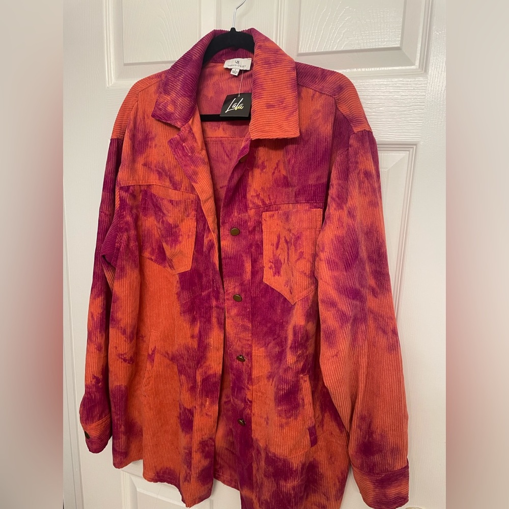 Dressed in Lala Tie Dye Shacket